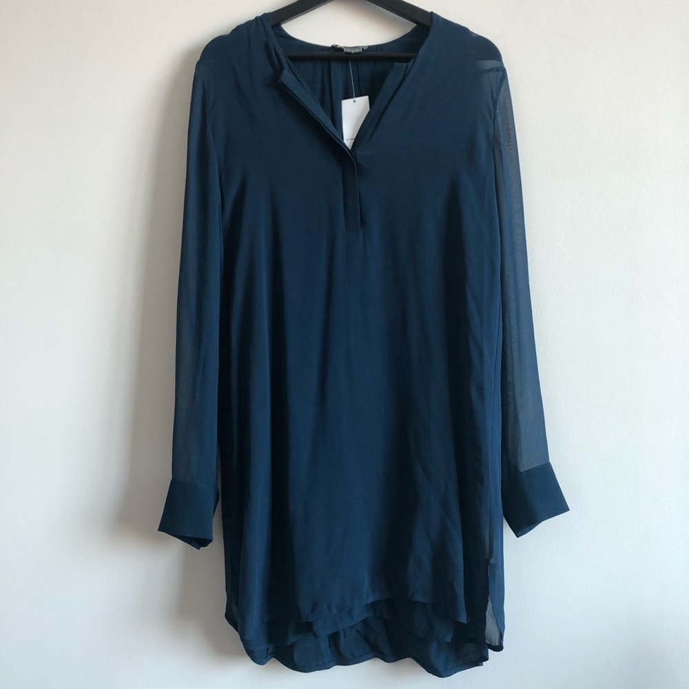 💖HP💖Vince Silk Double Layer Dress - Picture 2 of 13